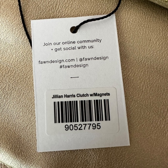 Fawn Design clutch with magnets‎ gold brand new Jilly Box - Picture 7 of 7